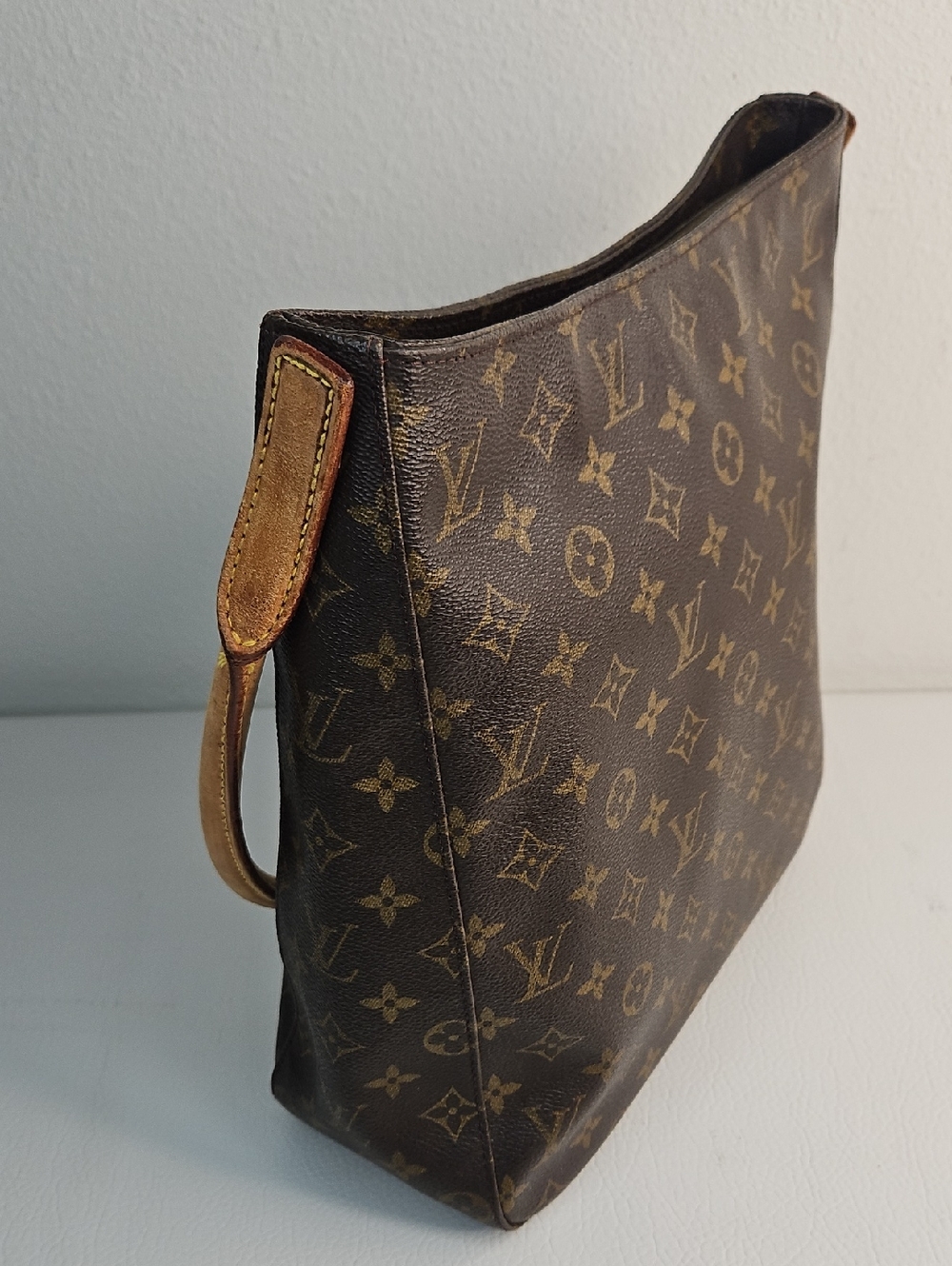 Authentic Louis Vuitton Looping MM Monogram Shoulder Bag Hobo Purse W/Dustbag - Picture 6 of 16